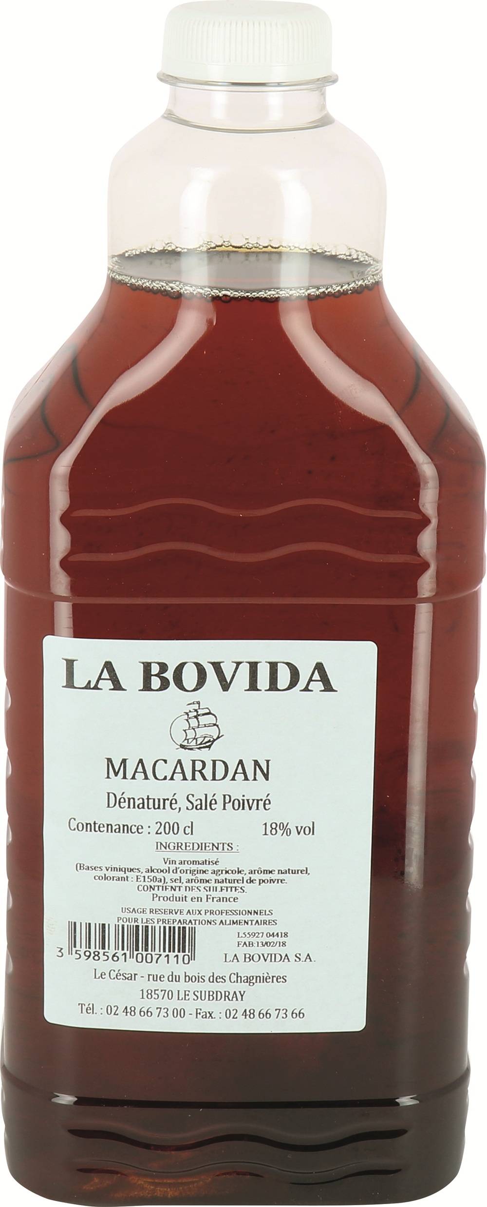 Macardan 18° - par 2 L